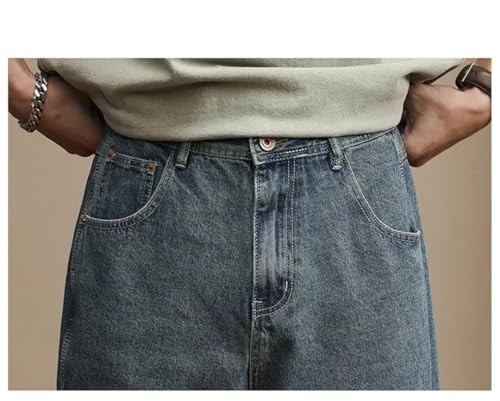 Men's Classic Japanese Loose Harem Pants Slightly Tapered Casual Jeans2