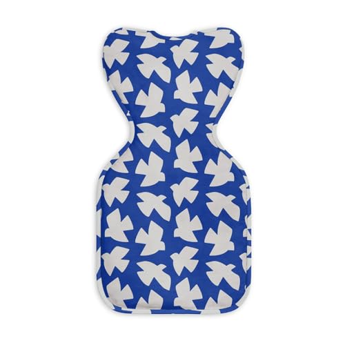 Image of Love To Dream Swaddle UP, Baby Sleep Sack, Twin Zipper For Easy Diaper Changes, Arms UP Position, Hip-Healthy, Lightweight & Breathable, Sleeping Bag, Moderates Temps, 3-6 M, Cobalt Paperbirds