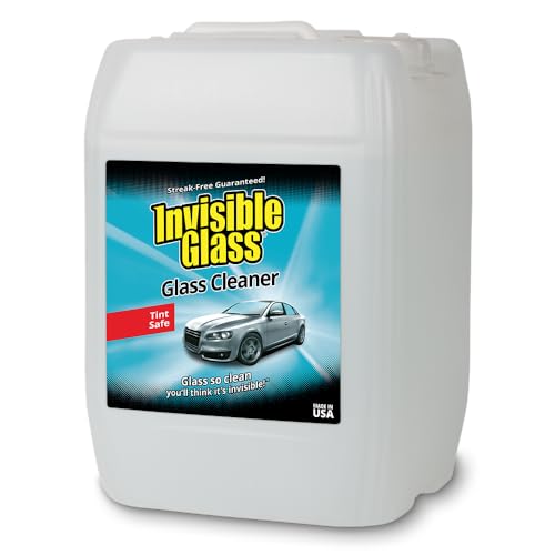 Invisible Glass 91167 5-Gallon Premium Glass Cleaner Gives a Streak-Free Shine on Windows, Windshields, and Mirrors is Residue and Ammonia Free and Tint Safe