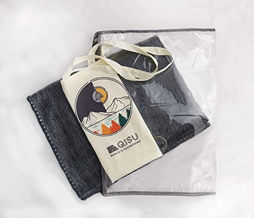 Qisu Alpaca Wool Blanket Throw | Large, Beautiful, Warm, Solid | 85 X 65 Inches | Ultra-Soft, Hypoallergenic And Breathable | Non-Itchy Or Scratchy Fabric (Dark Grey Solid) #TOP5