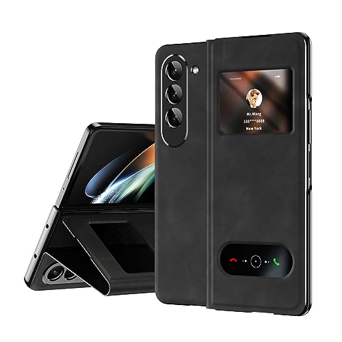 Étui rabat Samsung Galaxy Z Fold 7 idéal pour le bureau avec sa béquille dissimulée noire