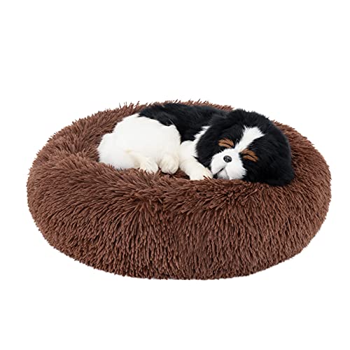 Cloudjoy - Cama para perro, lavable, calmante, cama mullida para perro, cama para gato, tamaño pequeño, mediano grande,...