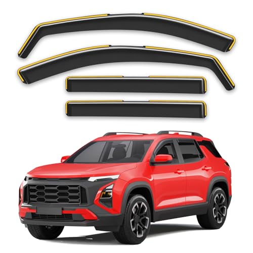 Image of Window Visors Rain Guards for Chevy(Chevrolet) Equinox 2025 2026