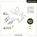 Frontline RO2W 2-Way Standing Seam Roof Anchor Clamp | Rugged, Reusable & Compact | OSHA & ANSI Compliant Steel anchor | Strength Rating: 5,000 lbs | Bolts and washers included