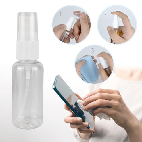 2 Pack Spray Bottle, 1 oz/30ml Small Plastic Spray Bottles, Travel Size Spray Bottle, Fine Mist Spray Bottles (2)4