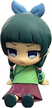 Maomao Jinshi Look Up Figure 2.48in Maomao Figure and Jinshi Sitting Anime Action Figurine Cute Mao Mao Statue Decoration Collectible Gift