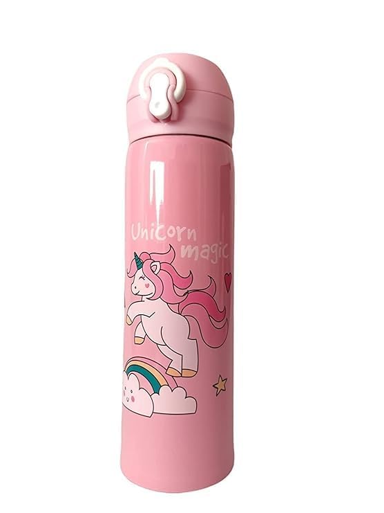 FETE PROPZ Unicorn001 Stainless Steel Leak Proof Sipper Water Bottle for Kids,Boys&Girls for School&Outdoor Birthday Gift for Kids(Unicorn Pink) (B0CSWBQVT7) Amazon Price History, Amazon Price Tracker