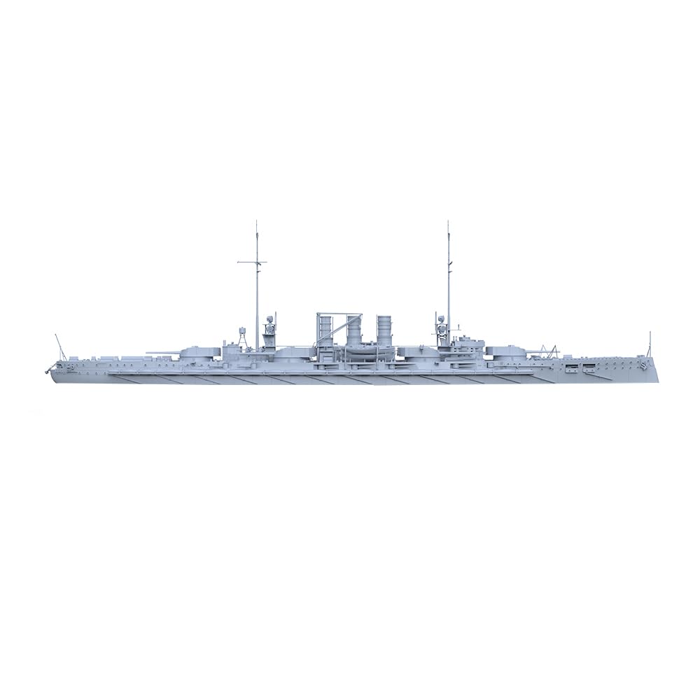 MRY-SFW SSC200590-A 1/200 zestaw do budowy modelu wojskowego Niemiecki okręt wojenny Helgoland, segmentowy kadłub