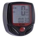 BESPORTBLE Fahrrad Tacho Kilometerzähler Draht Wasserdicht Fahrrad Computer LCD Hintergrundbeleuchtung Tacho für Mountainbike Fahrrad