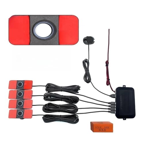 Kit radar de recul voiture argent pour réussir vos manœuvres et stationnement en ville