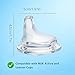 8Pack Replacement Silicone Spout Compatible with NUK Activity and Learner Cups, Nipple Replacement Spouts Leak-Proof, BPA-Free, Easy to Clean, Easy Transition from Bottle to Cup