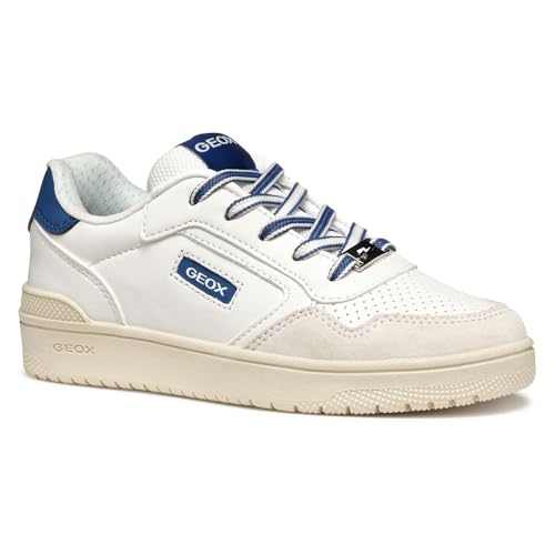 Basket Geox Washiba Boy D pour garçon chaussure basse à scratch