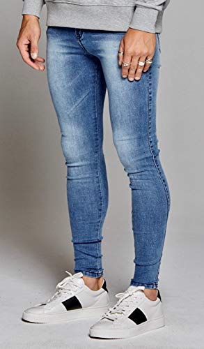 CALÇA JEANS PREMIUM SUPER SKINNY AZUL OFFERT (40)
