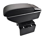 Console Central Apoio De Braço Universal Com 7 Saída Usb Klx - Preto