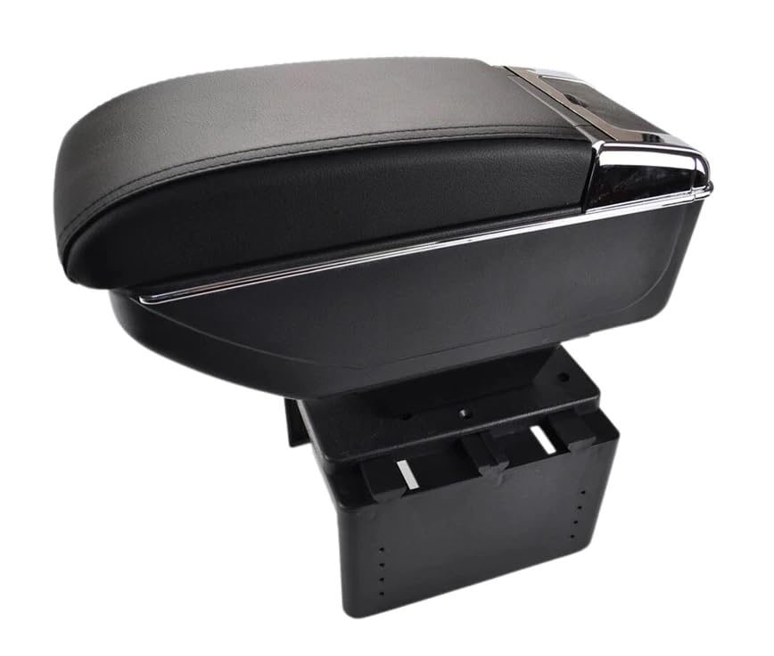 Console Central Apoio De Braço Universal Com 7 Saída Usb Klx - Preto