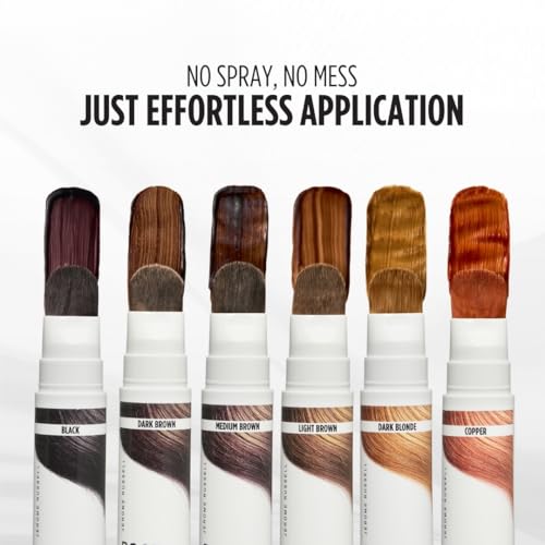 Jerome Russell Root Color Wand in Copper| Instant Up To 100% Grey Coverage | Non-Sticky Formula | Long-Lasting Results - Image 5