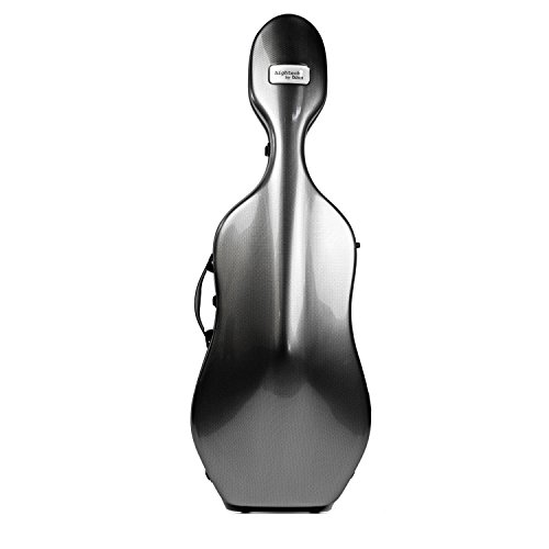 BAM 1004XLSC Hightech Compact Cello Case - Silver Carbon Look