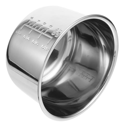VERDANVERSE Olla Eléctrica Interior Inoxidable Resistente y Práctica para Cocinas Accesorio de Arrocera para Cocinar y Pasteles
