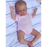 KSBD Newborn Reborn Doll Luna - 11 Inch Small Realistic Baby Dolls Soft Cloth Body Sleeping Small Baby Doll, Real Life Newborn Baby Toy Gifts for Kids Age 3+ Years Old
