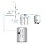 APEC Water Systems ROES-PH75 Essence Series Top Tier Alkaline Mineral pH+ 75 GPD 6-Stage & ICEMAKER-KIT-38-14-RO-A Ice Maker Installation Kit