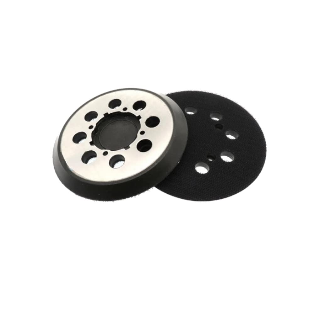 Trade-Shop - 5 discos de apoyo con cierre autoadherente de 8 agujeros y 4 agujeros, diámetro de 125 mm, compatible con Dewalt DCW 210, DCW 210 BR, DCW 210 D1, DCW 210 D2
