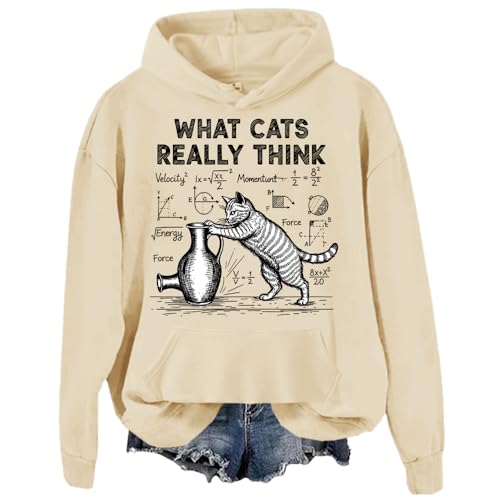 Antidaa What Cats Really Think Sweatshirt & Hoodie Unisex Funny Graphic Pullover Top4
