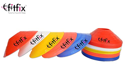 Image of Fitfix Disc Cones Set |Space Marker| - Soccer Cones for Training, Football, Kids, Sports, Field Cone MarkersPro Disc Cones Set |Space Marker| - Footbal Field Cone Marker