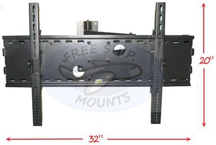 Full Motion Tv Wall Mount for Screen Sizes 37 42 46 50 52 55 60 65 70 80 Single Stud Mount Great for Corners (Model IMPLB1)