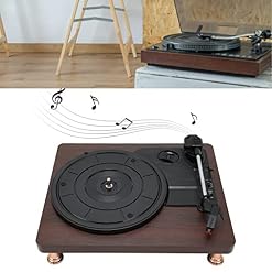 Tourne-Disque Vinyle, Haut-parleurs Stéréo Portables Intégrés à 3 Vitesses, Tourne-Disque Vintage pour Divertissement et Décoration de la Maison 100‑240V - Les Beatles, Paul McCartney, John Lennon, RIngo Starr, George Harrison Tourne-Disque Vinyle, Haut-parleurs Stéréo Portables Intégrés à 3 Vitesses, Tourne-Disque Vintage pour Divertissement et Décoration de la Maison 100‑240V – Image 5
