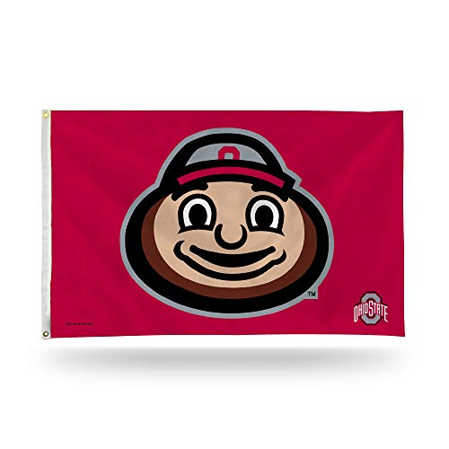 Bandera de Ohio State Buckeyes de Brutus (3 x 5 pies): desata tu pasión universitaria