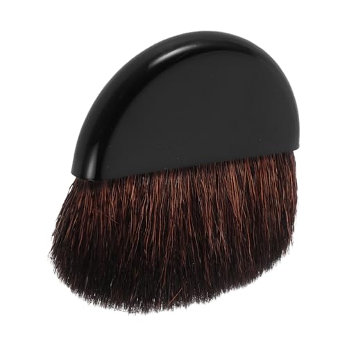 WOONEKY Brocha De Contorno y Colorete Pequeña De Nailon 5 Cm Portátil Para Maquillaje De Viaje y Retoques Rápidos, Herramienta Suave De Polvos Para Piel Sensible