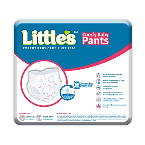 Little's Baby Pants Diapers, Extra Extra Large (XXL), 1525 Kg, 22