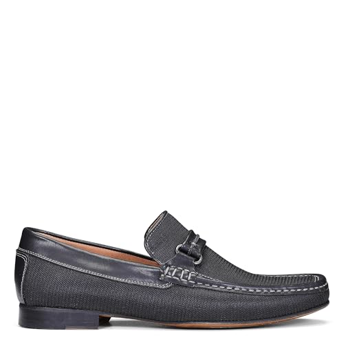 Image of Donald Pliner Donnie Men's Slip-On Loafer - Stacked Heel - Classic Dress Loafers for Men, Memory Foam Insole, Slip-On Shoes for Men, Comfortable Dress Shoes