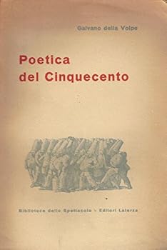 Paperback Poetica Del Cinquecento [Italian] Book