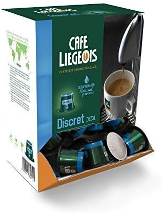 Café Liégeois Decaf Coffee Nespresso Capsules, Nespresso Compatible Coffee Capsule with all Nespresso OriginalLine Machines 50 Nespresso Decaf Coffee Pods, - DISCRET Nespresso Capsules …