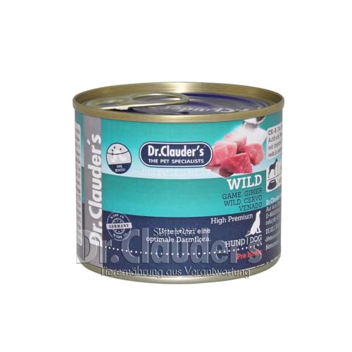 Dr. Clauder's Selected Meat - PreBiotics - Wild | 6 x 200 g