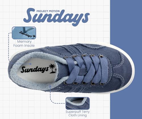 Image of Sundays Girls Sneakers Non-Slip Canvas Girls Shoes Comfort Kids Footwear