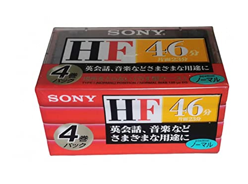 Amazon | SONY 音楽用 カセットテープ HF 46分 4本パック 4C-46HFA Amazon | SONY 音楽用 カセットテープ HF 46分 4本パック 4C-46HFA