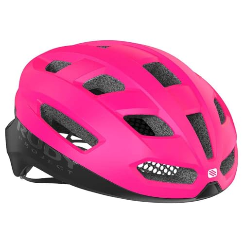 Rudy Project SKUDO Pink Fluo Black Matte Free Pads + Bug Stop Incl. T.S-M Gafas, S Unisex Adultos