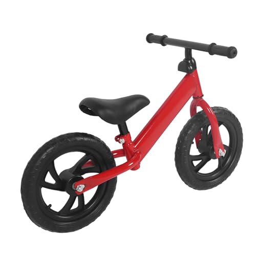 Bicicleta de equilibrio de acero contra caídas con sillín ajustable para niños 2