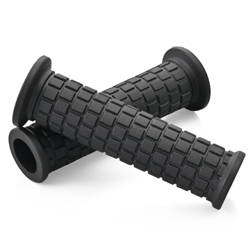 デイトナ(Daytona) グリッピーグリップ バイク用 グリップ ハンドル径φ22.2用 123mm エンド貫通 GG-D-BRIC ブラック 48058