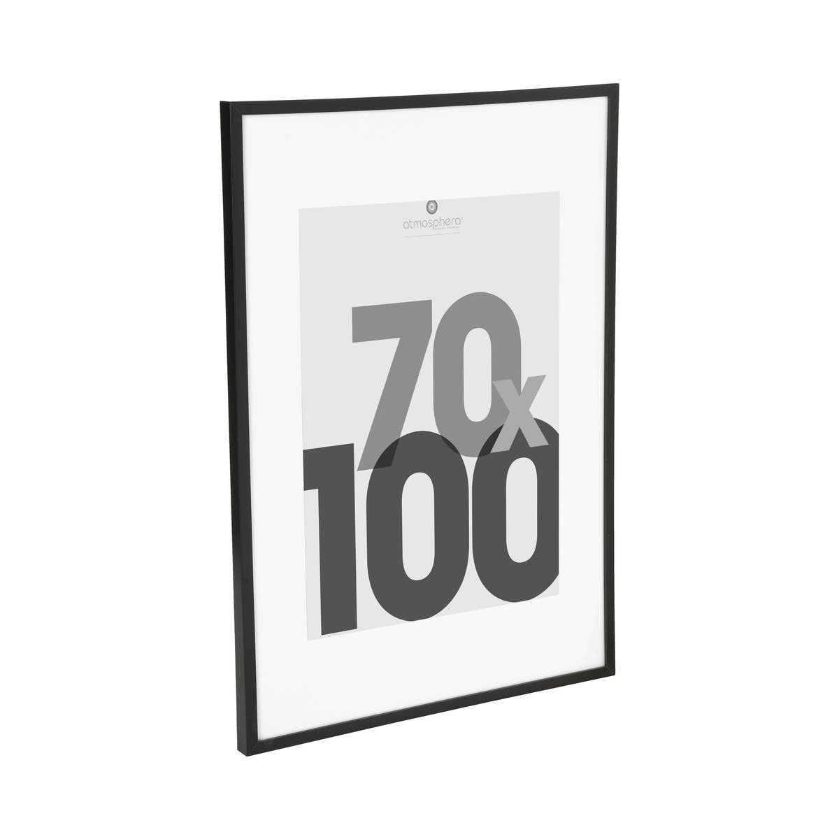 Cadre Photo Noir pour Photo 70 x 100 cm - Atmosphera