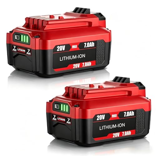 Upgraded Designed for Craftsman 20V Battery V20 Battery for CMCB205 CMCB204 CMCB206 CMCB202 CMCB201 20V Cordless Power Tools, Long Lasting & Fast Charging Working All Day