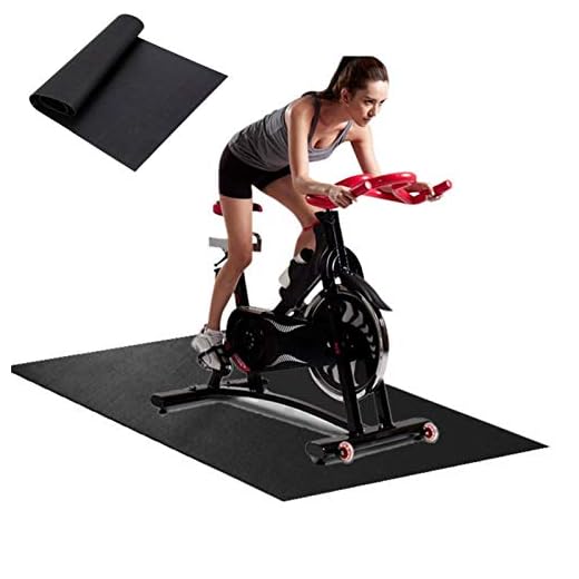 equipamento para esteira, esteira alta densida, ginástica para bicicleta, ioga, protetor piso, redução ruído, absorção choque, para casa, academia, piso, equipamento, tapetes, 119 x 50 cm