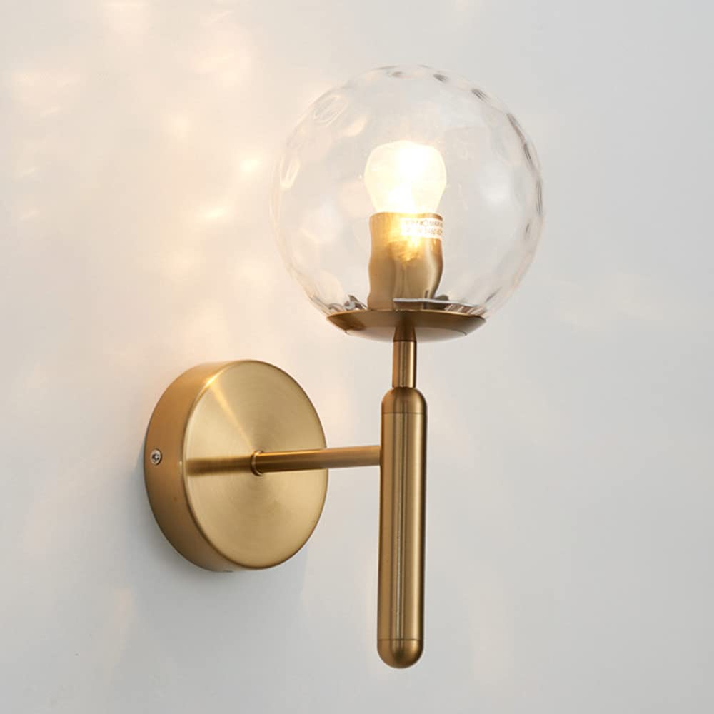 Applique Murale Vintage Dorée En Cristal Antique Avec Abat-Jour En Forme De Fleur En Verre, éclairage Traditionnel à 2 Lumières En Métal Pour Salon, Chambre à Coucher, Couloir