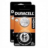 DURACELL CR2032 3V Lithium Battery, Child Safety Features, 2 Count Pack, Lithium Coin Battery for Key Fob, Car Remote, Glucose Monitor, CR Lithium 3 Volt Cell (Pack of 2)