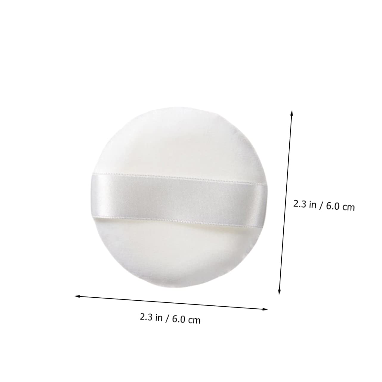 VICASKY Cosmetic Pad Set 10pcs Facial Makeup Puff Beauty Tools for Women Cotton Powder Puff Makeup Applicator Sponge