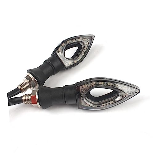 Totority 2 Peças Luz De Freio Giratória Luzes Diurnas Luzes Traseiras De Motocicleta Sinais De Direç