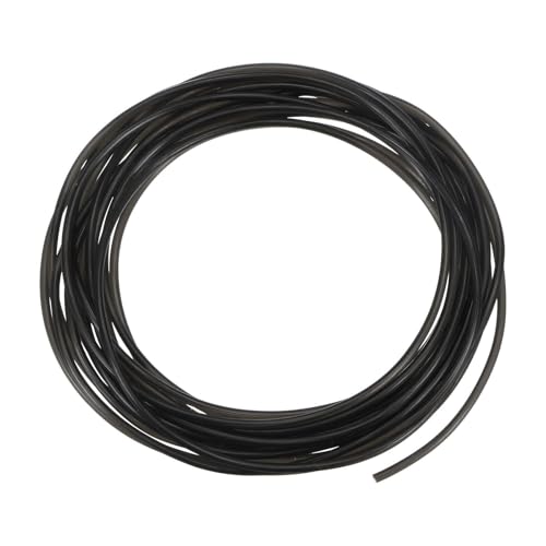 Tool Parts and Accessories Round Belts 2.5mm Dia 5 Meters Length Smooth Surface PU Polyurethane Black (#CN-140824-11676)