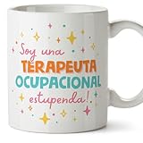 MUGFFINS Tazas para TERAPEUTA OCUPACIONAL mujer - En Español - Soy estupendo! - 11 oz / 330 ml - Regalo original y divertido